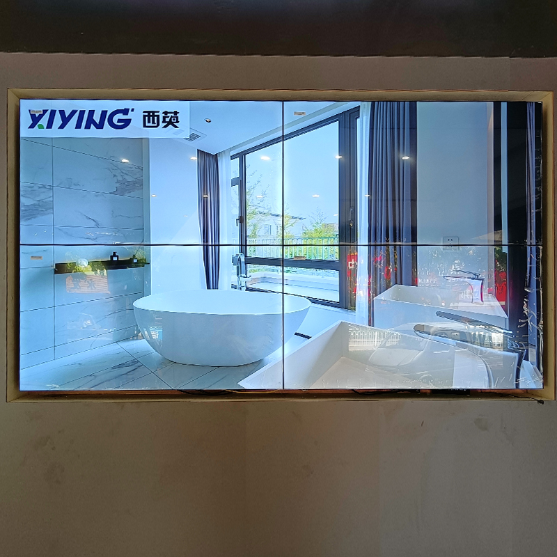 梦不落——广东惠州恒洁卫浴55寸3.5mm液晶拼接屏方案