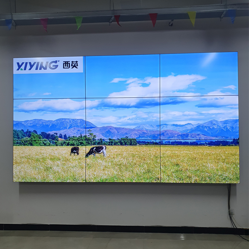 梦不落——内蒙古呼和浩特某牧场55寸3X3壁挂拼接屏项目