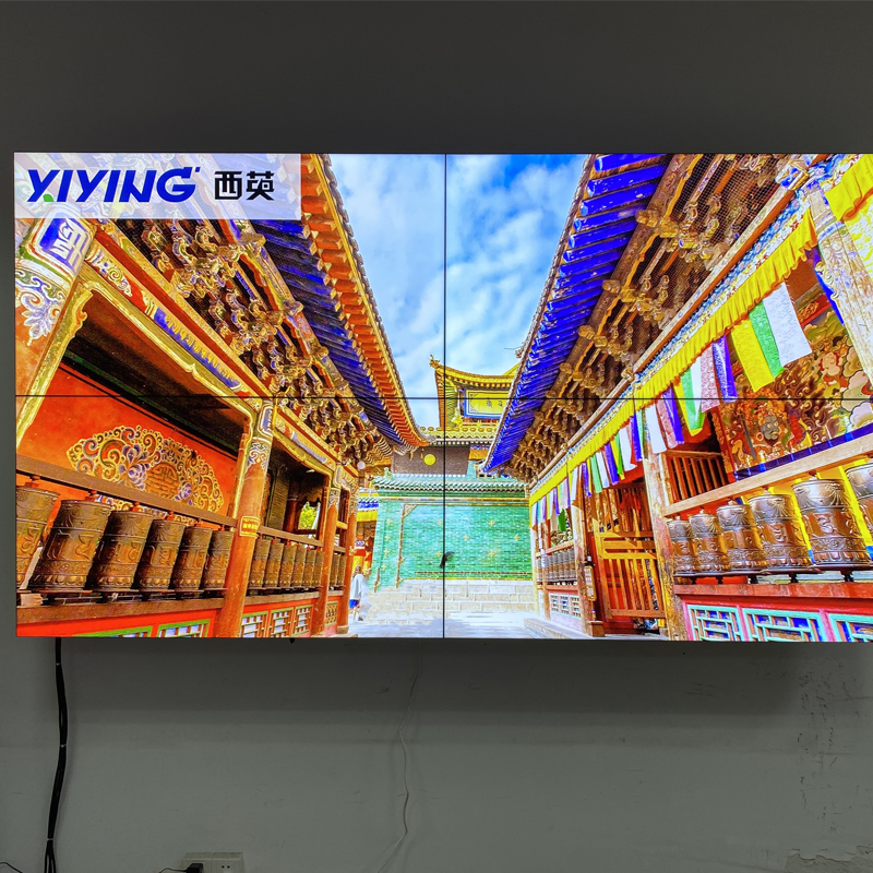 梦不落——广州某公司55寸2X2壁挂拼接屏项目