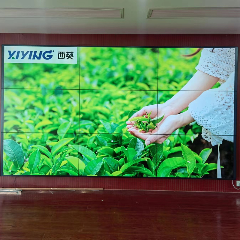 梦不落助力浙江杭州某公司55寸壁挂3X3拼接屏展示项目