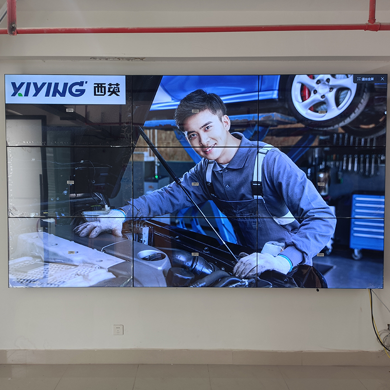 梦不落——福建莆田某学校46寸壁挂3X3液晶拼接屏项目