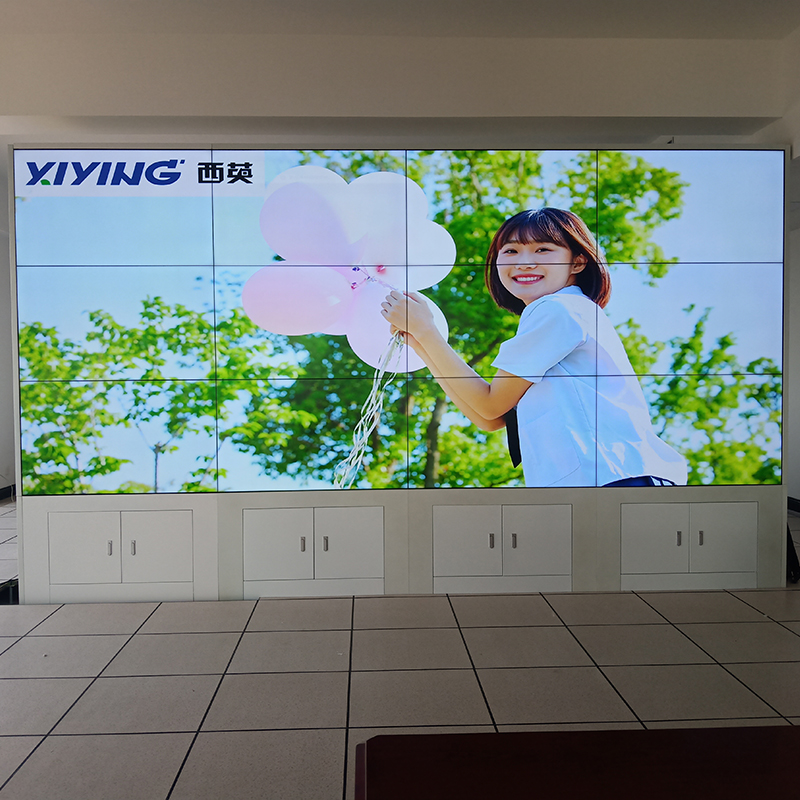 梦不落——河南郑州某单位55寸3X4机柜拼接屏显示项目